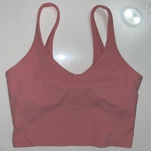 Lululemon EUC Pink Puff Align Tank